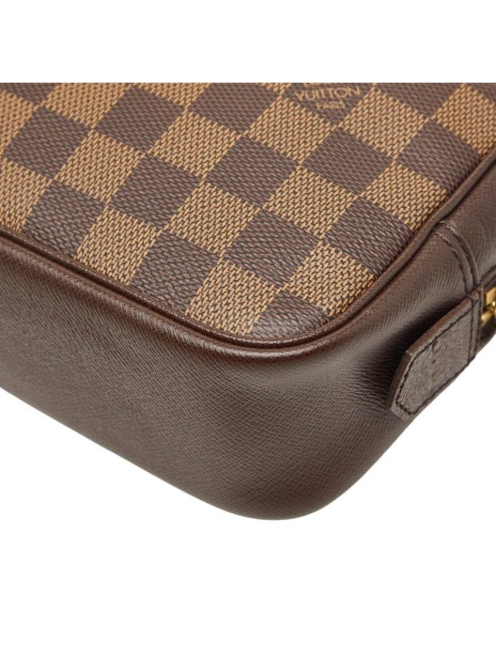 Louis Vuitton Damier Trousse Toilette 25 Cosmetic Pouch Brown - Picture 6 of 10